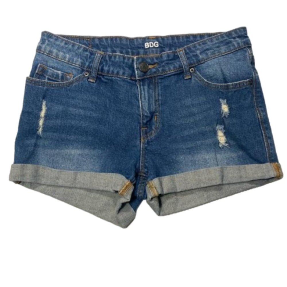 BDG Mid Rise Alexa Shortie Jean Shorts Size 28 #1536